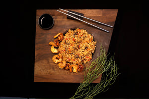 Բրինձ ծովախեցգետնով